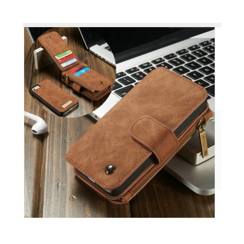 Portefeuille / Etuit iphone 6/6S Plus Simili-cuir Noir