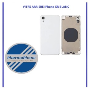 VITRE ARRIERE IPhone XR BLANC  - EMPLACEMENT: Z2-R15-40