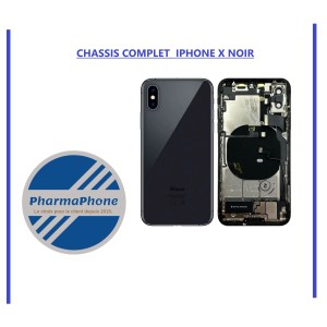 CHASSIS COMPLET  IPHONE X NOIR