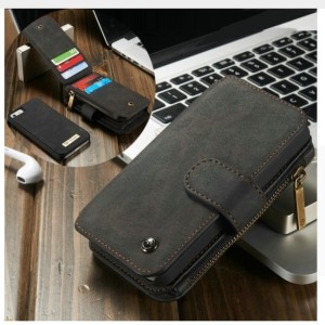 Portefeuille / Etuit iphone 6/6S Plus Simili-cuir Noir