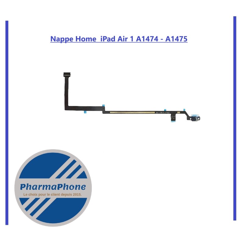 Bouton Home Apple iPad 5 A1822/A1823