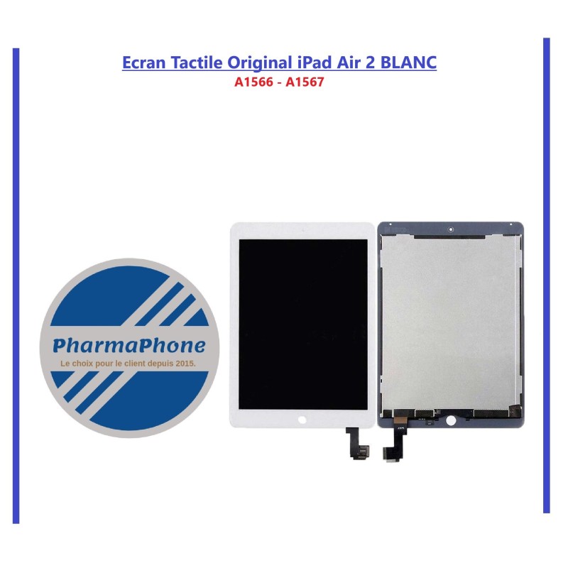 Ecran Tactile Original iPad Air 2 A1566 - A1567 Blanc