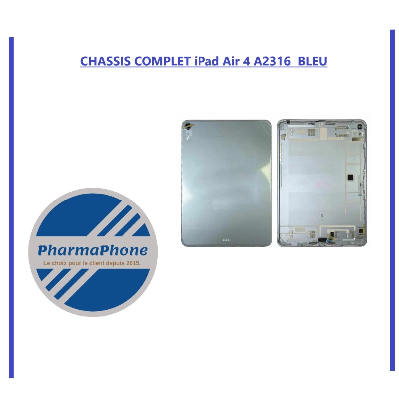 CHASSIS COMPLET iPad Air 4 A2316 BLEU CHASSIS COMPLET iPad Air 4 A2316 BLEU