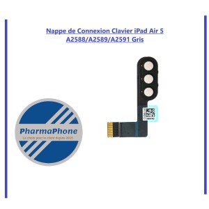 Nappe de Connexion Clavier iPad Air 4 A2316/A2324/A2325/A2072 Noir