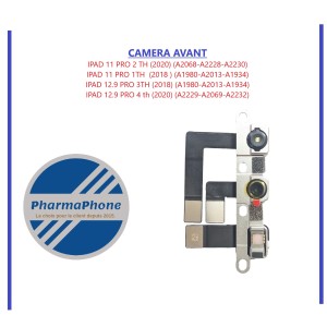 Caméra AVANT IPAD 11 PRO 2TH / IPAD 11 PRO  1TH / IPAD 12.9 3TH / IPAD 12,9 PRO 4th