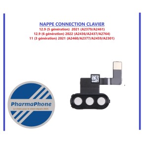 NAPPE CONNECTION CLAVIER IPAD PRO 11 1TH (A1980-A2013-A1934)