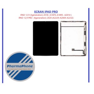 ECRAN COMPLET IPAD 12.9 (3gé) 2018  / IPAD 12,9 PRO  (4g) 2020