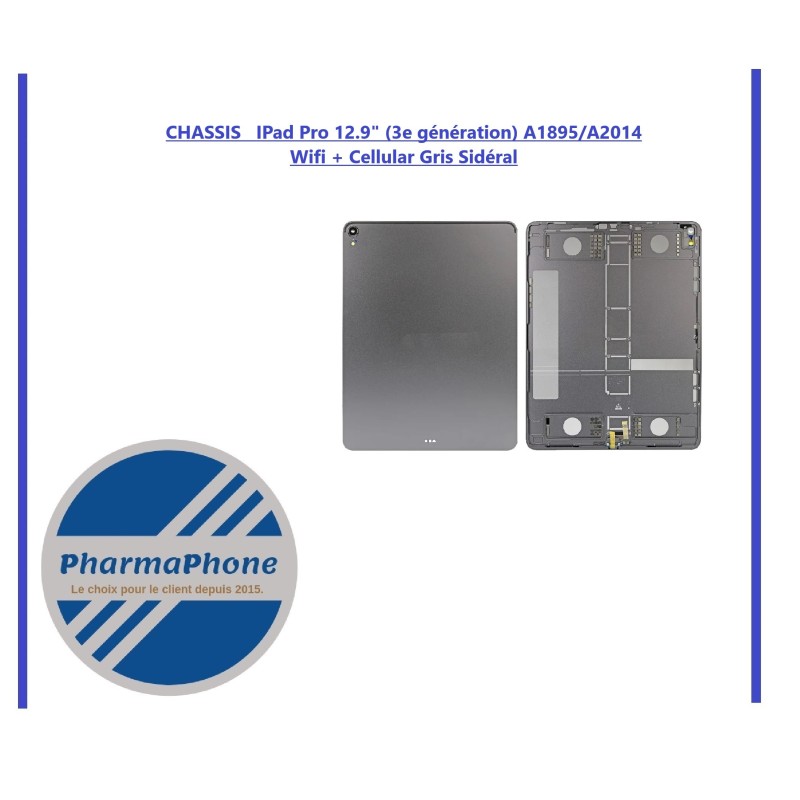 CHASSIS   IPad Pro 11 (3e génération) A2459 Wifi + CELLULAR GRIS SIDERAL