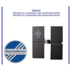 ECRAN COMPLET IPAD 12.9 (3gé) 2018  / IPAD 12,9 PRO  (4g) 2020