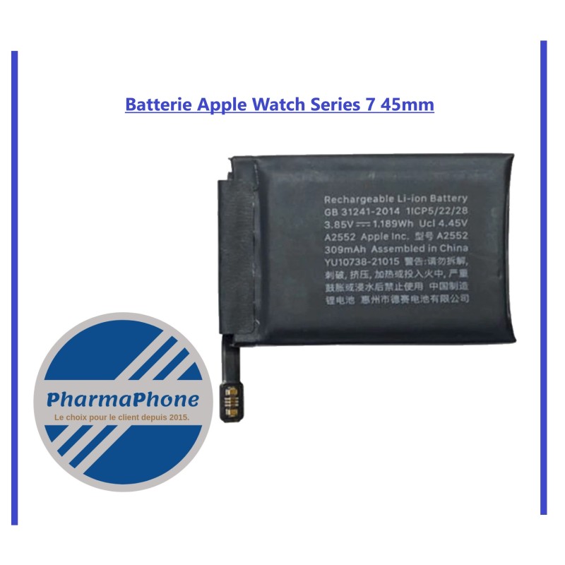 Batterie Apple Watch Séries 7 45mm
