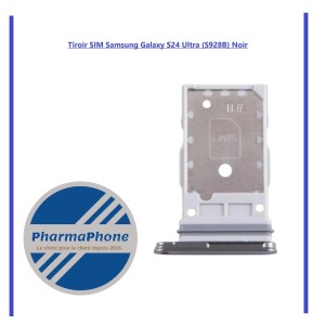 Tiroir SIM Samsung Galaxy S24 Ultra (S928B) Noir