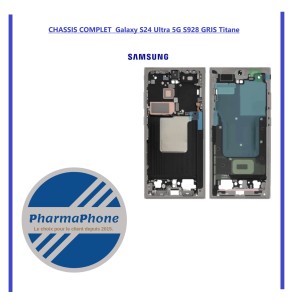 CHASSIS COMPLET  Galaxy S24 Ultra 5G S928 Noir Titane