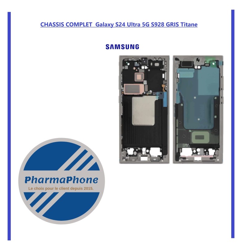 CHASSIS COMPLET Galaxy S24 Ultra 5G S928 Noir Titane CHASSIS COMPLET Galaxy S24 Ultra 5G S928 Noir Titane