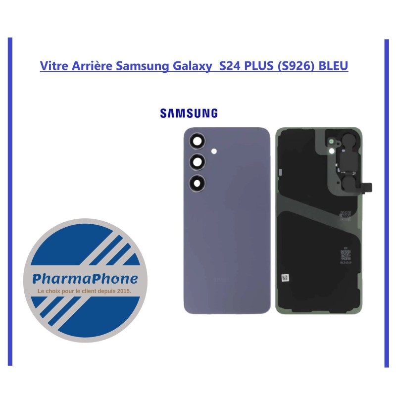 Vitre Arrière Samsung Galaxy  S24 PLUS (S926) ARGENT