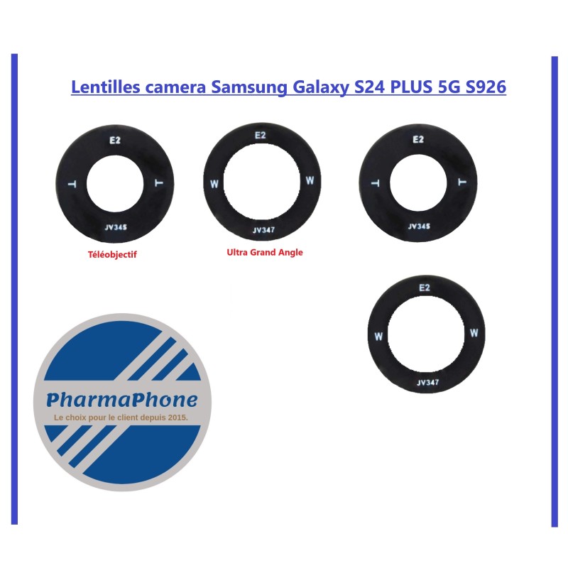 Lentilles camera Samsung Galaxy S24 PLUS 5G S926