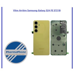 Vitre Arrière Samsung Galaxy S24 FE S721B JAUNE