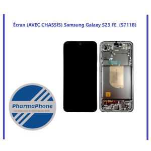 Écran (AVEC CHASSIS) Samsung Galaxy S23 FE  (S711B) Noir EMPLACEMENT: Z2-R02-E03