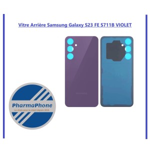 Vitre Arrière Samsung Galaxy S23 FE S711B Crème