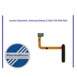 Nappe lecteur d'empreintes Samsung Galaxy Z Fold 5 5G F946 NOIR