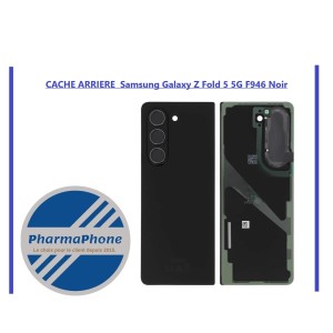 Vitre arrière Samsung Galaxy Z Flip5 5G (F731B) (Haut) Noir "GRAPHITE" Origine
