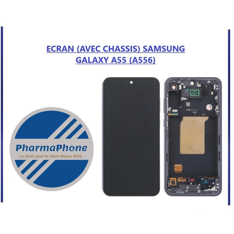 ECRAN  (AVEC CHASSIS) SAMSUNG GALAXY A55 (A556) EMPLACEMENT : Z2-R02-E07