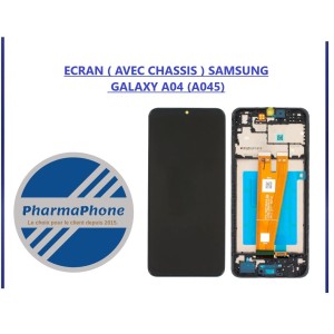 ECRAN ( AVEC CHASSIS ) SAMSUNG GALAXY A04 (A045) -EMPLACEMENT : Z2-R01-E07