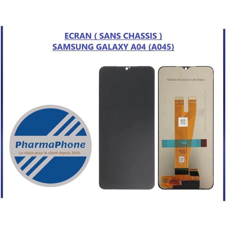 ECRAN ( SANS CHASSIS ) SAMSUNG GALAXY A04 (A045) -EMPLACEMENT : Z2-R01-E07 ECRAN ( SANS CHASSIS ) SAMSUNG GALAXY A04 (A045) -EMPLACEMENT : Z2-R01-E07