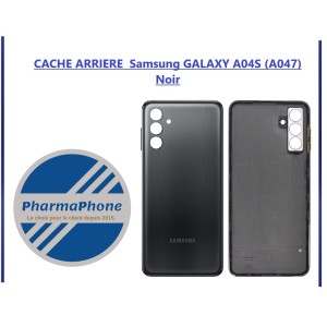 CACHE ARRIERE  Samsung GALAXY A04S (A047)  Noir