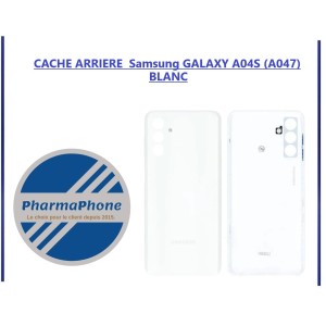 CACHE ARRIERE  Samsung GALAXY A04S (A047)  Noir
