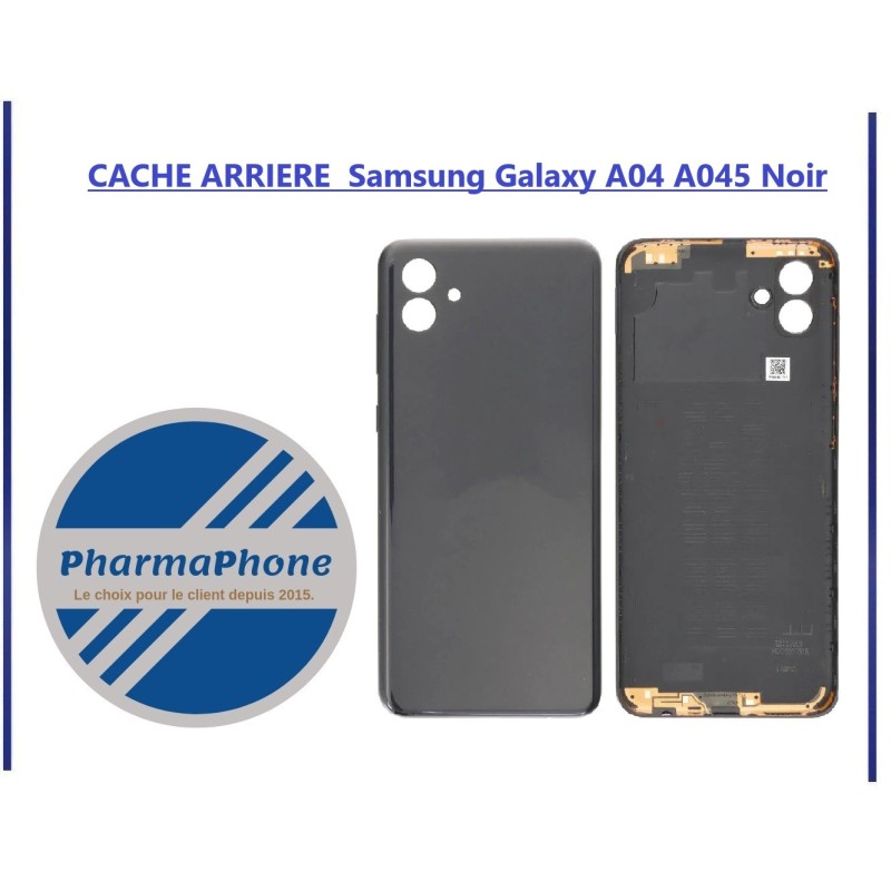 CACHE ARRIERE  Samsung GALAXY A04S (A047)  Noir