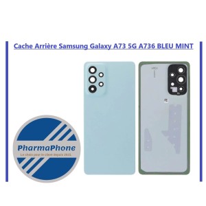 Cache Arrière Samsung Galaxy A73 5G A736 BLEU MINT