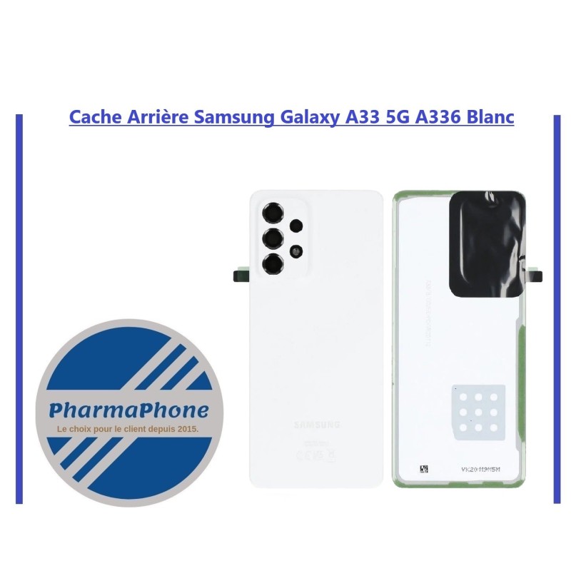 Cache Arrière Samsung Galaxy A33 5G A336 Noir Cache Arrière Samsung Galaxy A33 5G A336 Noir