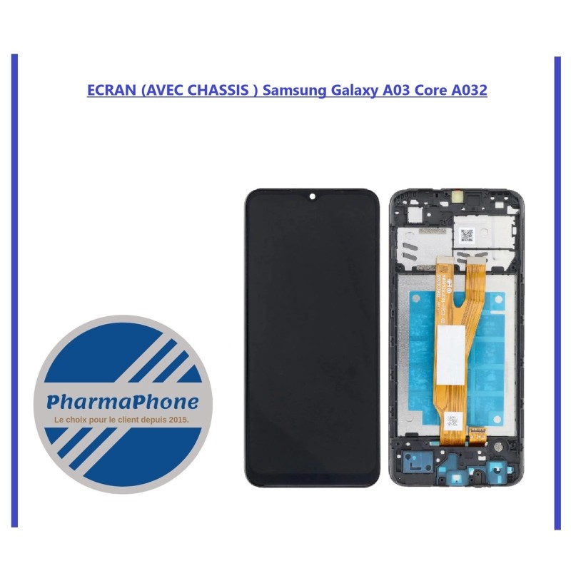 ECRAN (AVEC CHASSIS ) SAMSUNG GALAXY A03 core (SM-A032) EMPLACEMENT: Z2-R4-E5