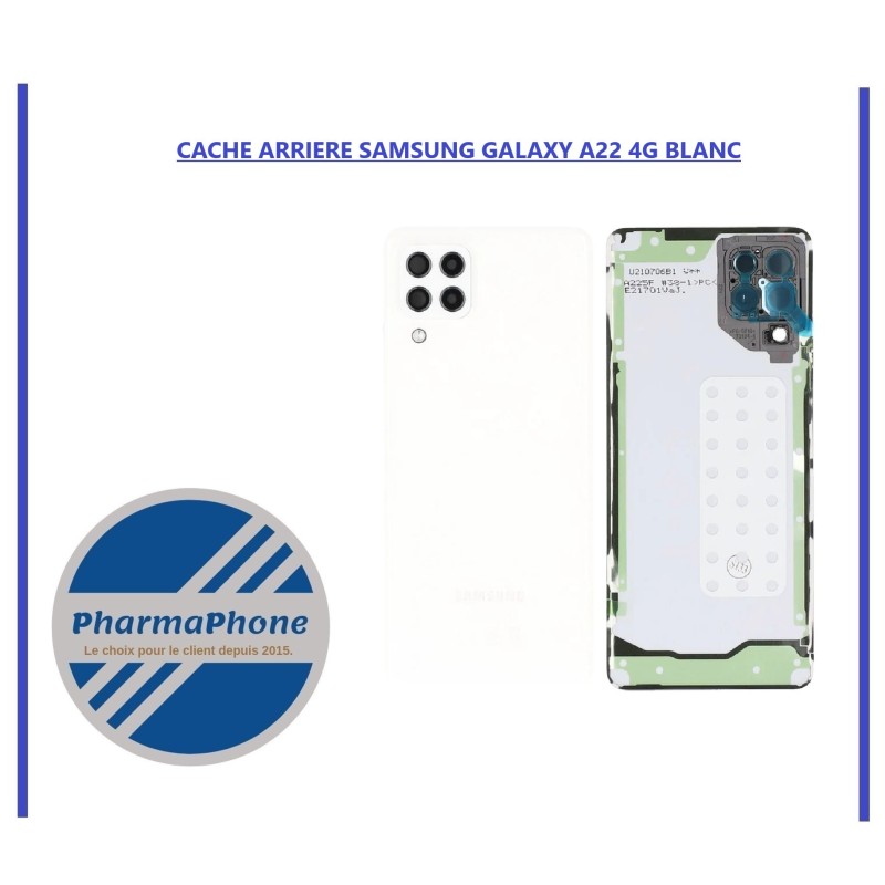 VITRE ARRIÈRE SAMSUNG GALAXY A22 4G NOIR- EMPLACEMENT: Z2-R15-E56