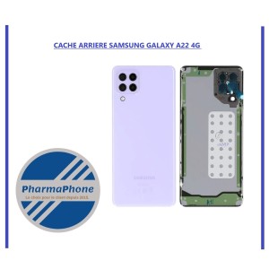 VITRE ARRIÈRE SAMSUNG GALAXY A22 4G NOIR- EMPLACEMENT: Z2-R15-E56