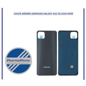 CACHE ARRIERE SAMSUNG GALAXY A22 5G A226 NOIR- EMPLACEMENT: Z2-R15-E56