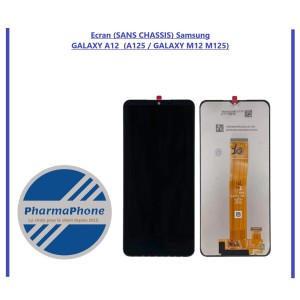 Ecran (SANS CHASSIS) Samsung GALAXY A12  (SM-A125F/ SM-M125F) EMPLACEMENT: Z2-R3-E5