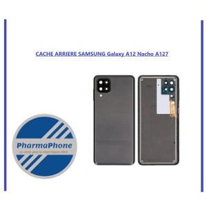 CACHE ARRIERE SAMSUNG Galaxy A12 Nacho A127 NOIR- EMPLACEMENT: Z2-R15-E56