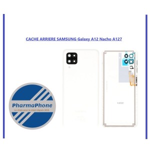 CACHE ARRIERE SAMSUNG Galaxy A12 Nacho A127 NOIR- EMPLACEMENT: Z2-R15-E56