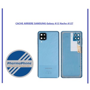 CACHE ARRIERE SAMSUNG Galaxy A12 Nacho A127 NOIR- EMPLACEMENT: Z2-R15-E56