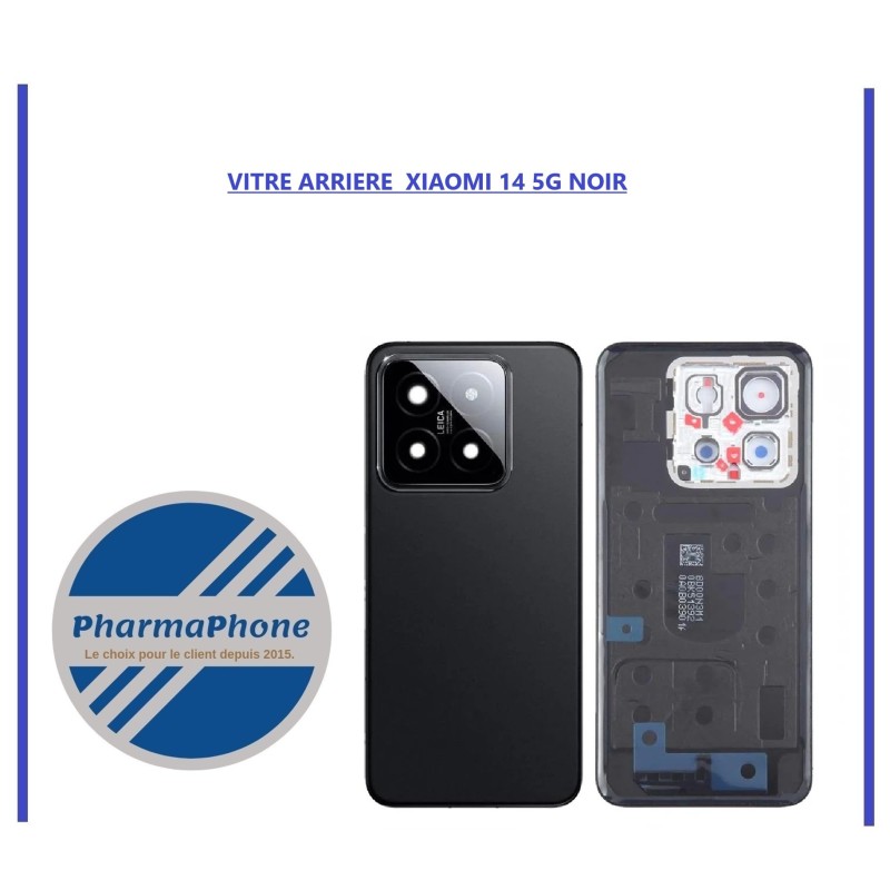 VITRE ARRIERE  XIAOMI 14 5G  - EMPLACEMENT: