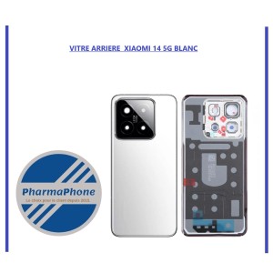 VITRE ARRIERE  XIAOMI 14 5G BLANC - EMPLACEMENT: