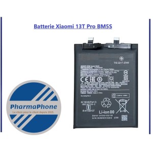 BATTERIE  XIAOMI 13T PRO 5G EMPLACEMENT: Z2-R09-E01