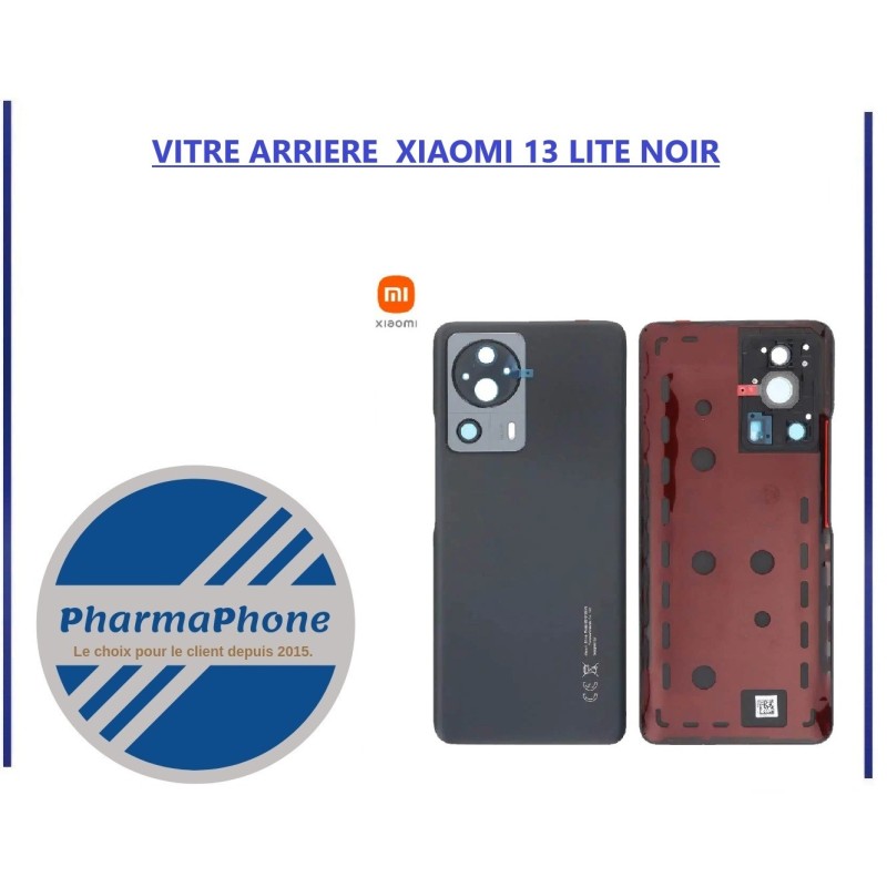 VITRE ARRIERE  XIAOMI 13 LITE  - EMPLACEMENT: