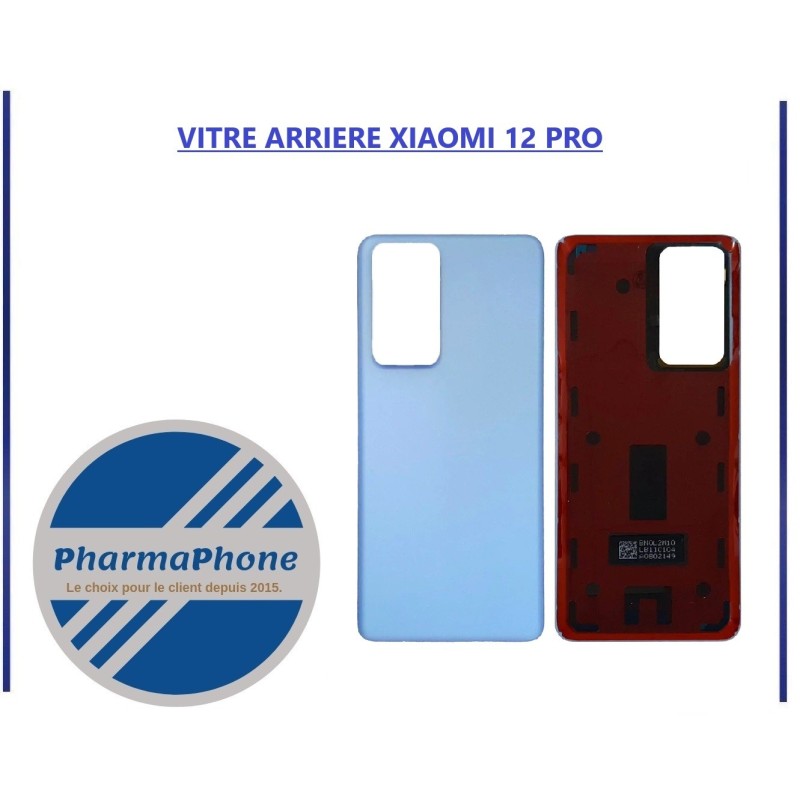 VITRE ARRIERE XIAOMI 12 PRO - EMPLACEMENT: