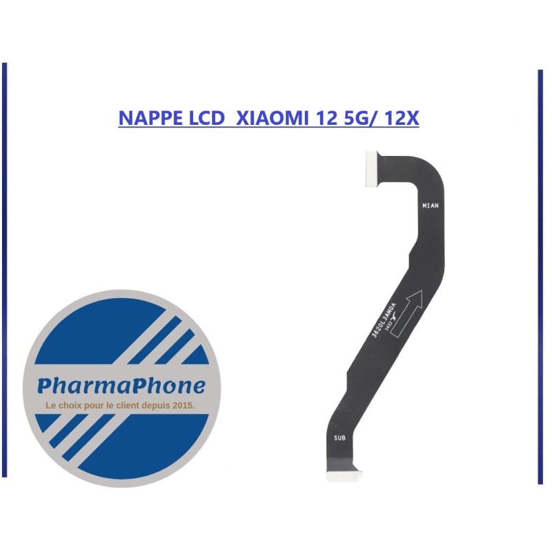 NAPPE LCD  XIAOMI 12 5G/ 12X - EMPLACEMENT: