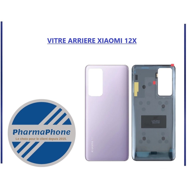VITRE ARRIERE XIAOMI 12X - EMPLACEMENT: