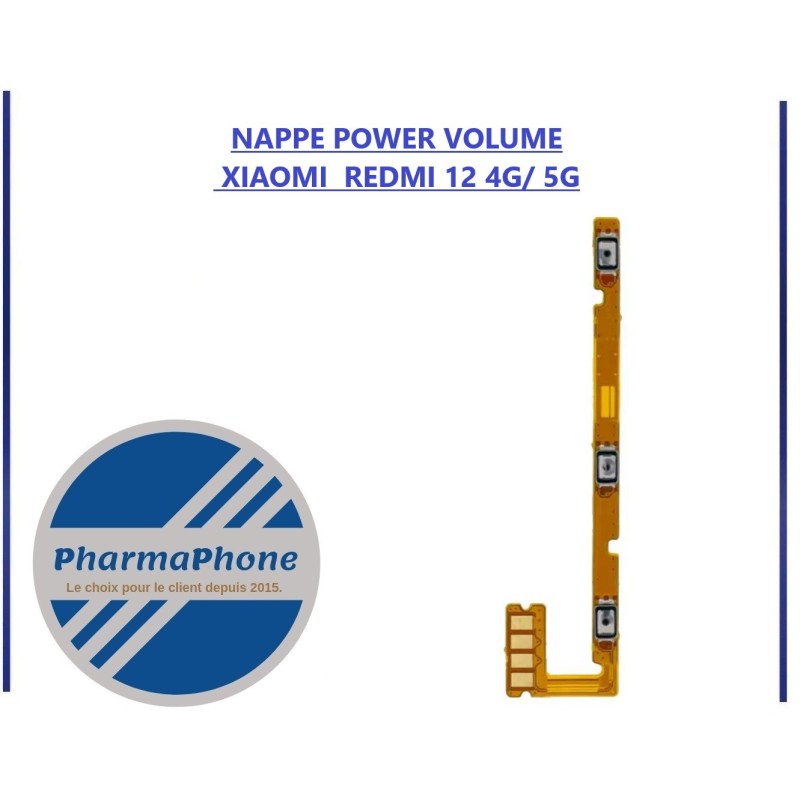 NAPPE POWER VOLUME XIAOMI REDMI 12 4G/ 5G - EMPLACEMENT: NAPPE POWER VOLUME XIAOMI REDMI 12 4G/ 5G - EMPLACEMENT: