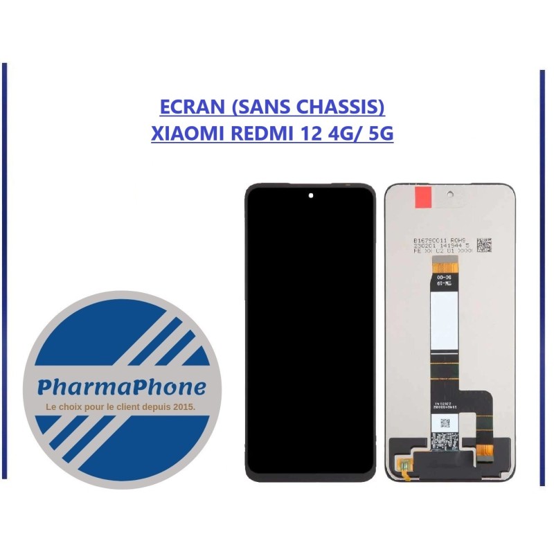 ECRAN (SANS CHASSIS) XIAOMI REDMI 12 4G/ 5G - EMPLACEMENT: ECRAN (SANS CHASSIS) XIAOMI REDMI 12 4G/ 5G - EMPLACEMENT: