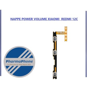 NAPPE POWER VOLUME XIAOMI  REDMI 12C- EMPLACEMENT: